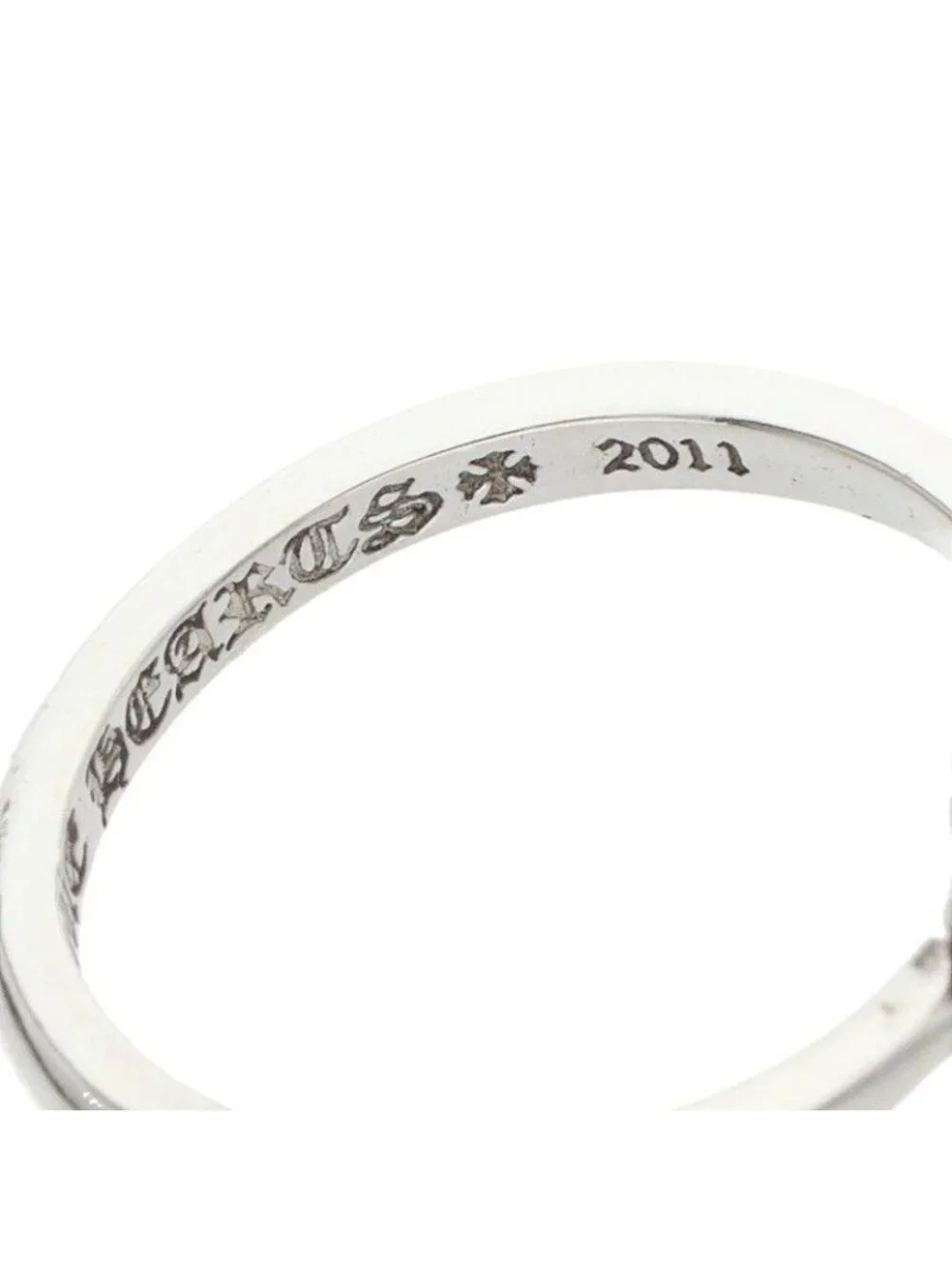 Chrome Hearts Bubblegum CH Pls CH Plus Silver Ring
